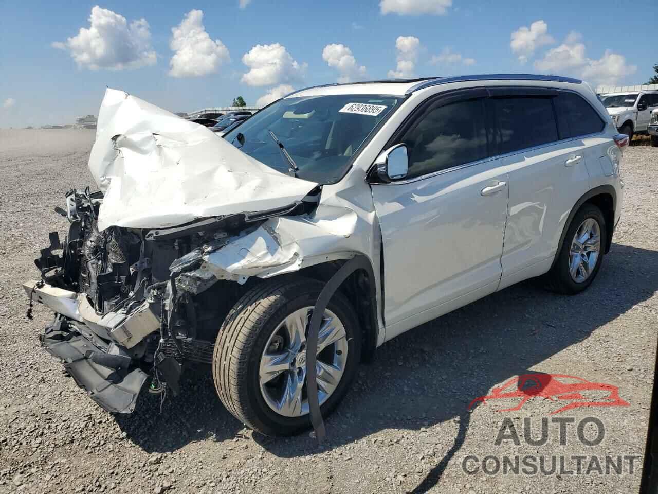 TOYOTA HIGHLANDER 2014 - 5TDDKRFH2ES024267