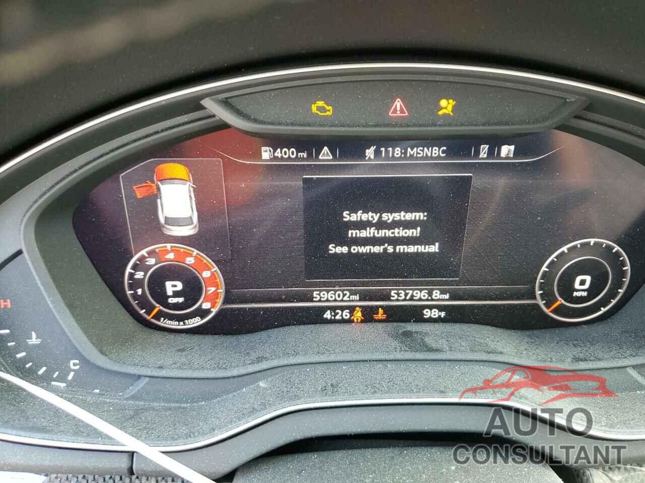 AUDI SQ5 2018 - WA1A4BFY9J2124981