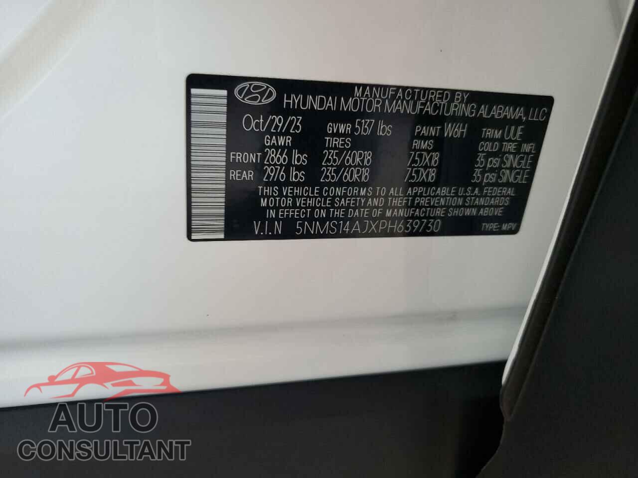 HYUNDAI SANTA FE 2023 - 5NMS14AJXPH639730