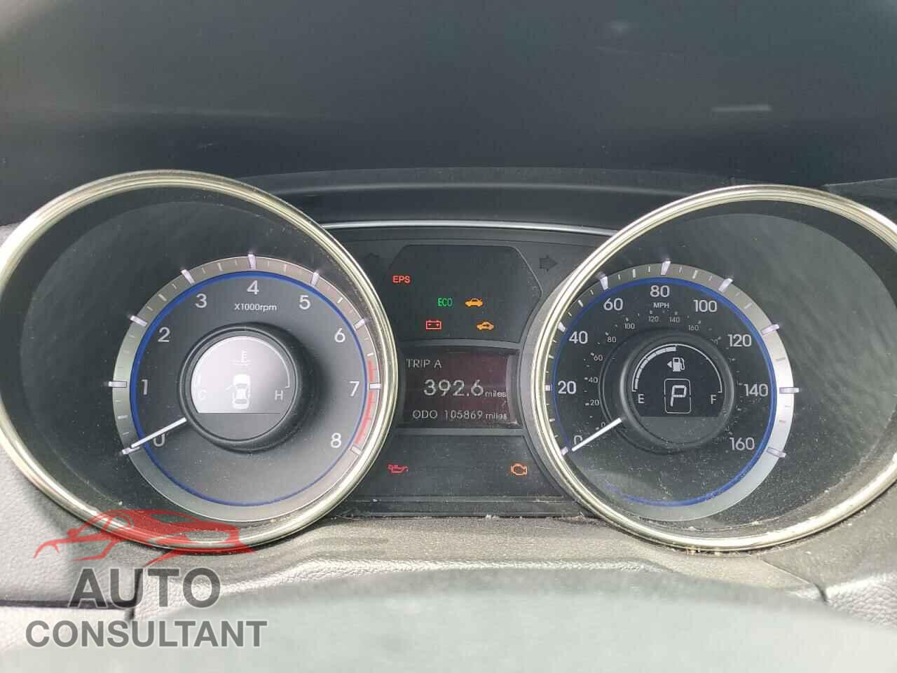 HYUNDAI SONATA 2012 - 5NPEC4AB4CH484847