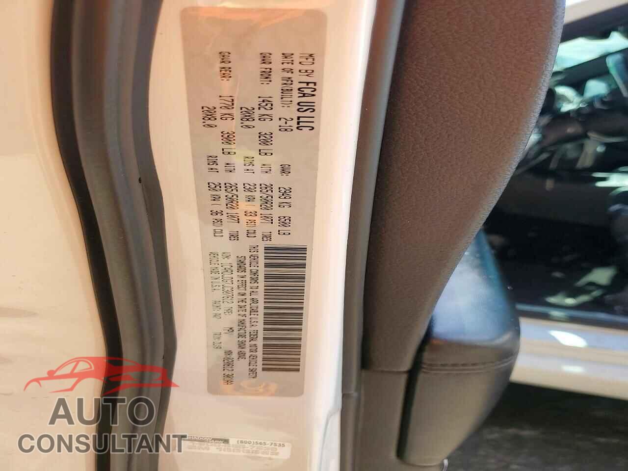 DODGE DURANGO 2018 - 1C4RDJDG7JC307612