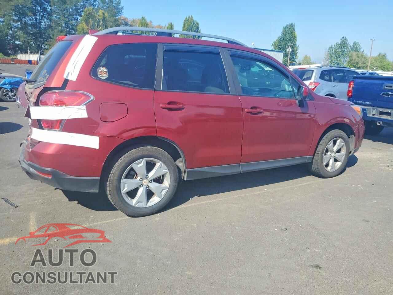 SUBARU FORESTER 2016 - JF2SJAGC8GH568599