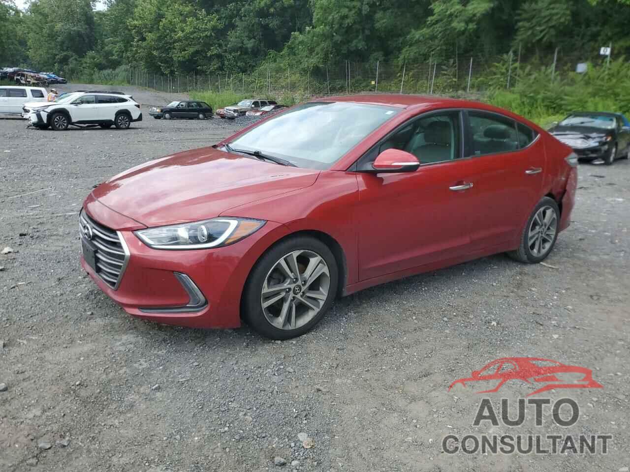 HYUNDAI ELANTRA 2017 - KMHD84LF6HU269475