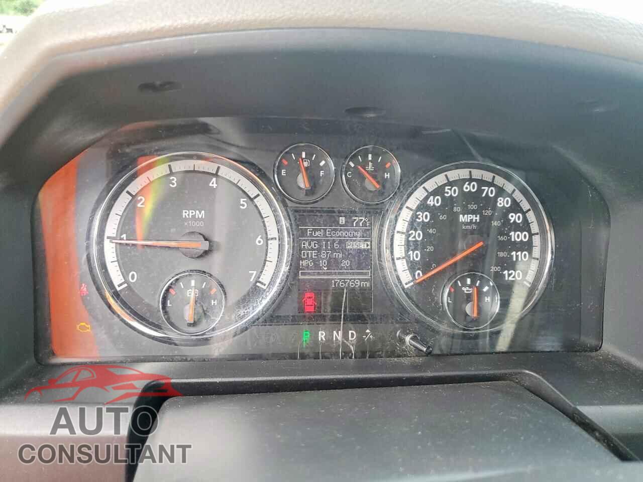 DODGE RAM 1500 2012 - 1C6RD7KT9CS244533
