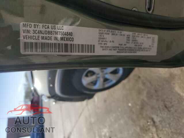 JEEP COMPASS 2021 - 3C4NJDBB7MT504840
