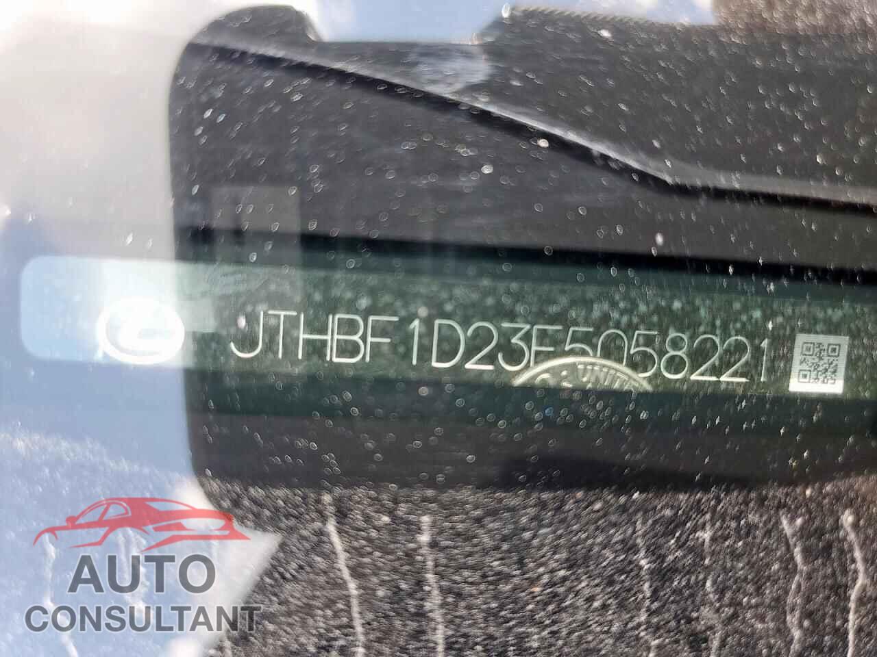 LEXUS IS 2015 - JTHBF1D23F5058221
