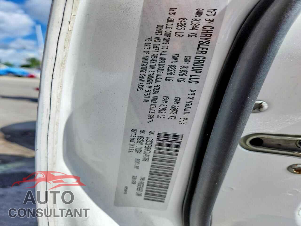 DODGE DART 2015 - 1C3CDFBB0FD141708