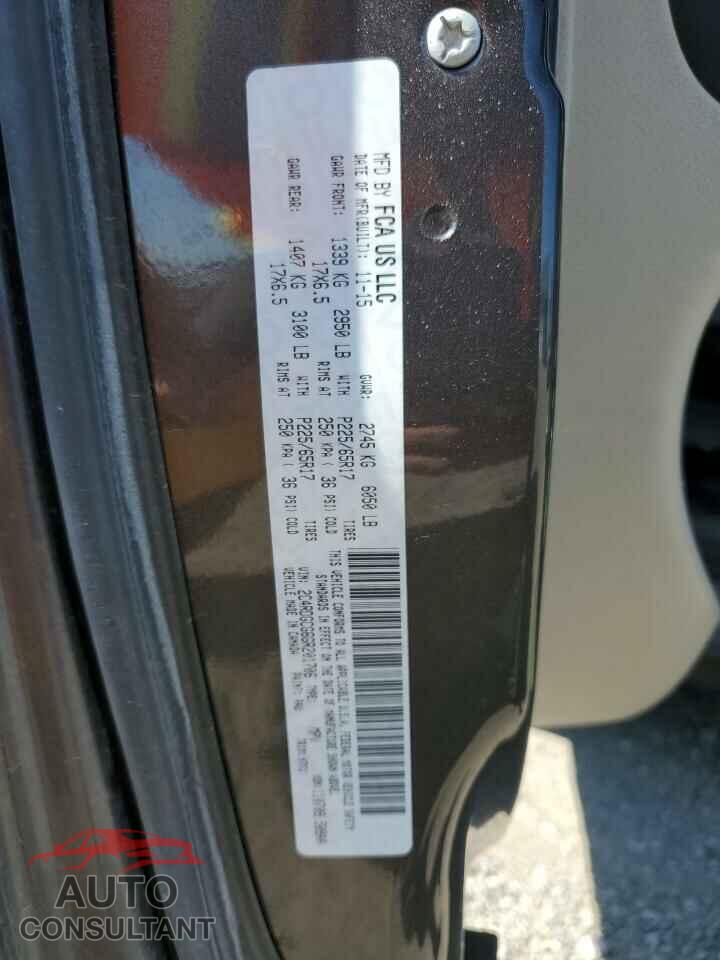 DODGE CARAVAN 2016 - 2C4RDGCG6GR201706