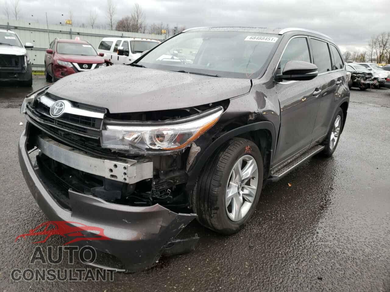 TOYOTA HIGHLANDER 2016 - 5TDDKRFH4GS342099
