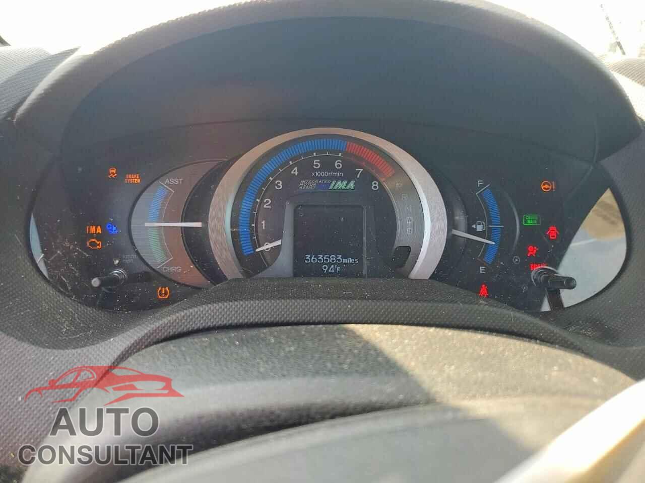 HONDA INSIGHT 2011 - JHMZE2H76BS012858