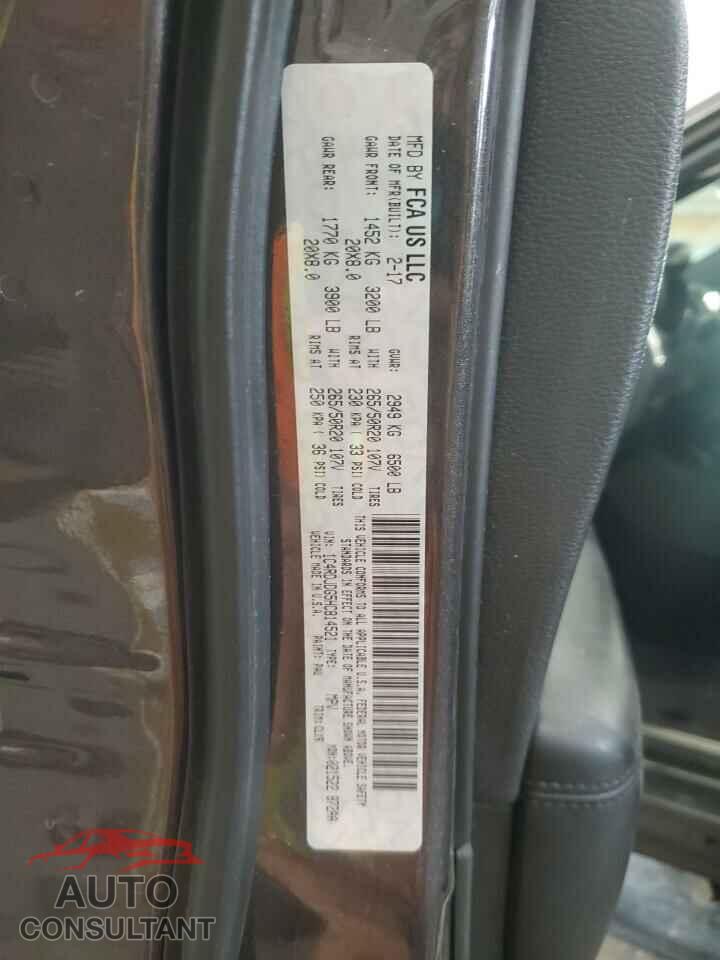 DODGE DURANGO 2017 - 1C4RDJDG5HC814521