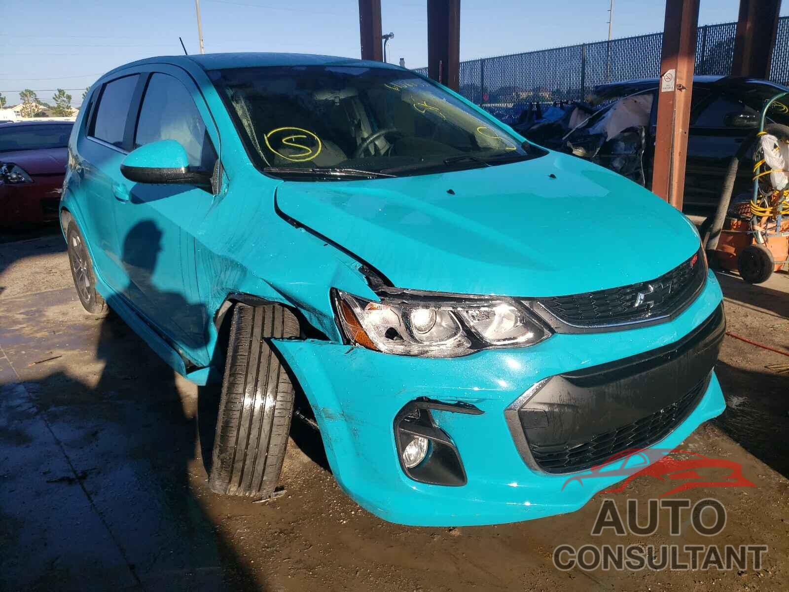 CHEVROLET SONIC 2020 - 1G1JD6SB3L4106104
