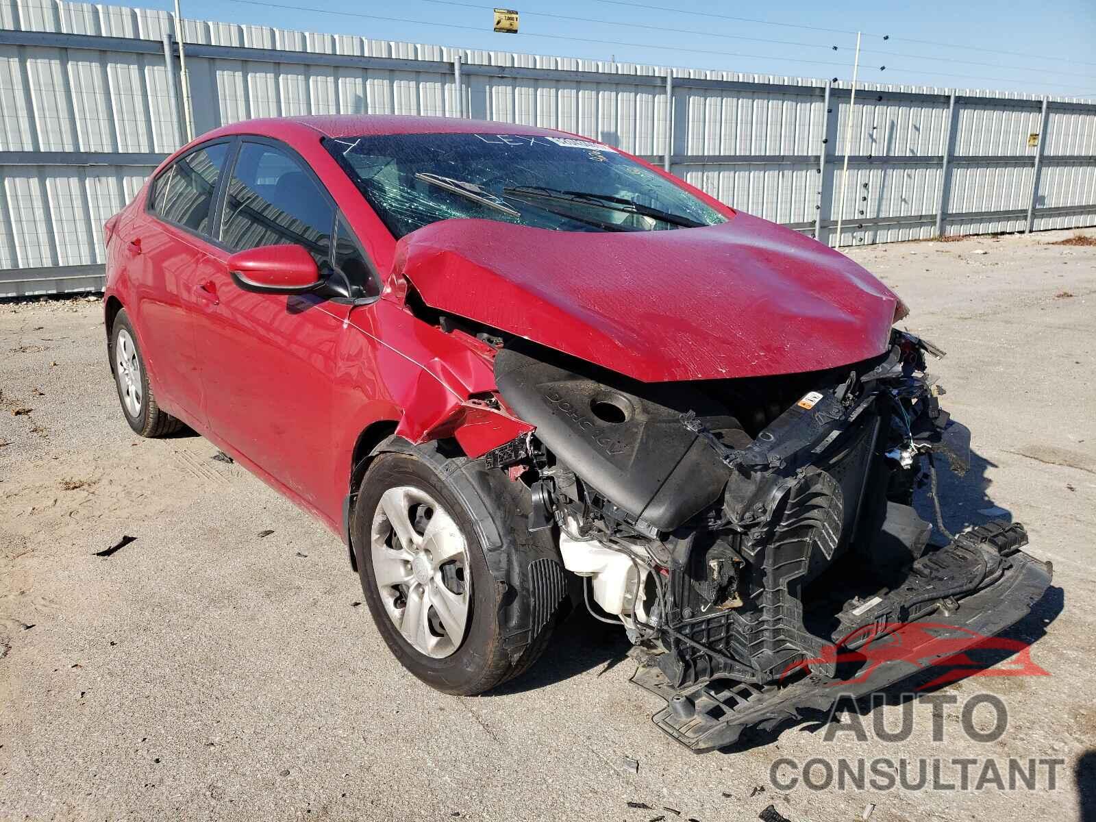 KIA FORTE 2016 - KNAFK4A60G5554261