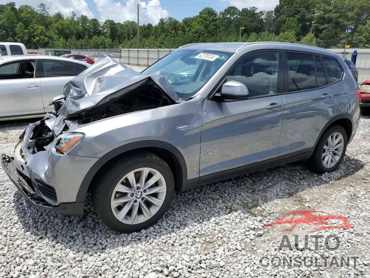 BMW X3 2016 - 5UXWX9C51G0D77546