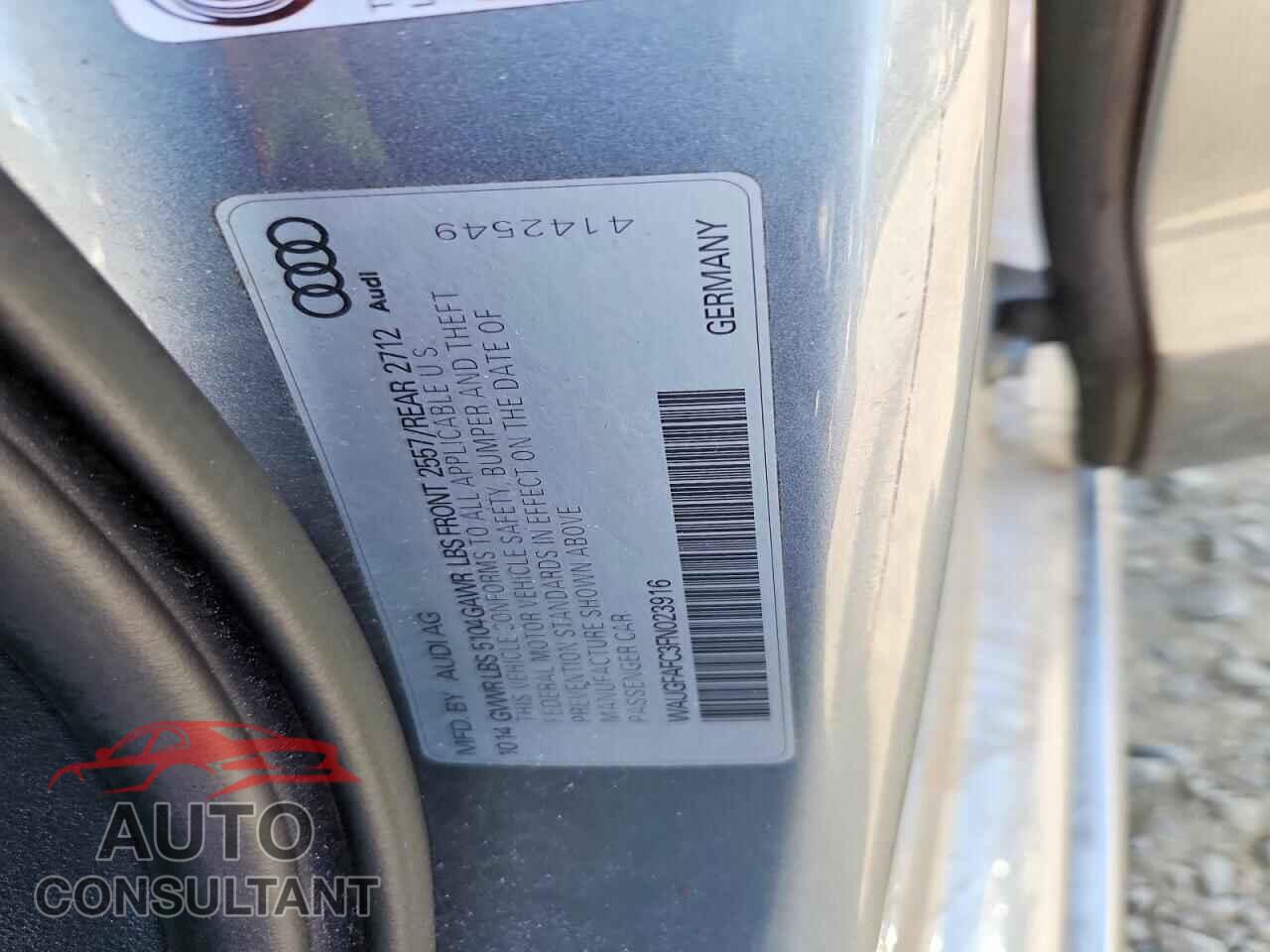 AUDI A6 2015 - WAUGFAFC3FN023916