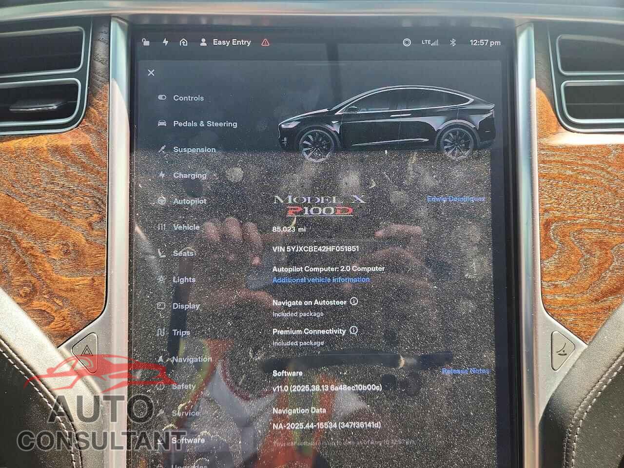 TESLA MODEL X 2017 - 5YJXCBE42HF051851