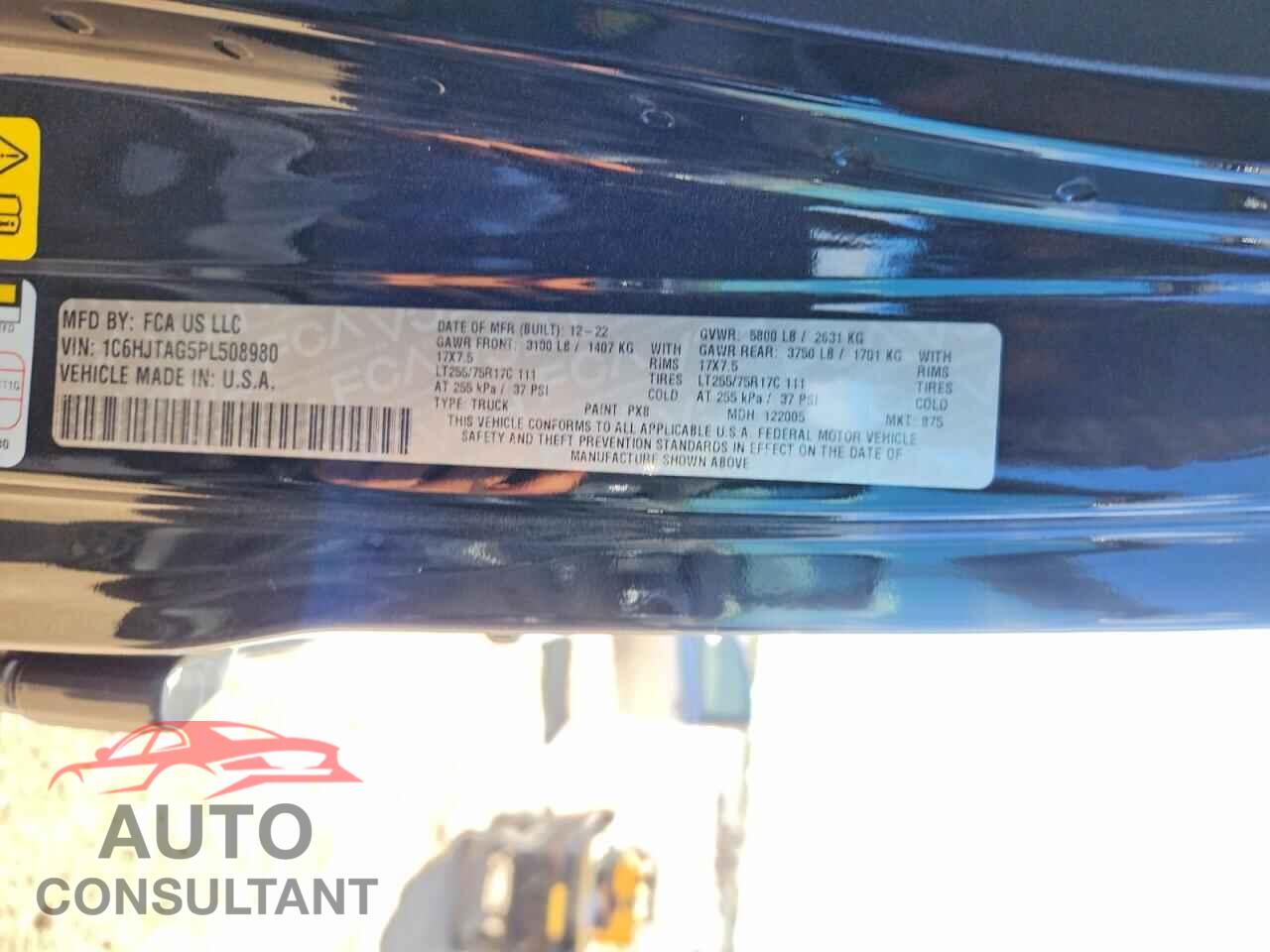 JEEP GLADIATOR 2023 - 1C6HJTAG5PL508980