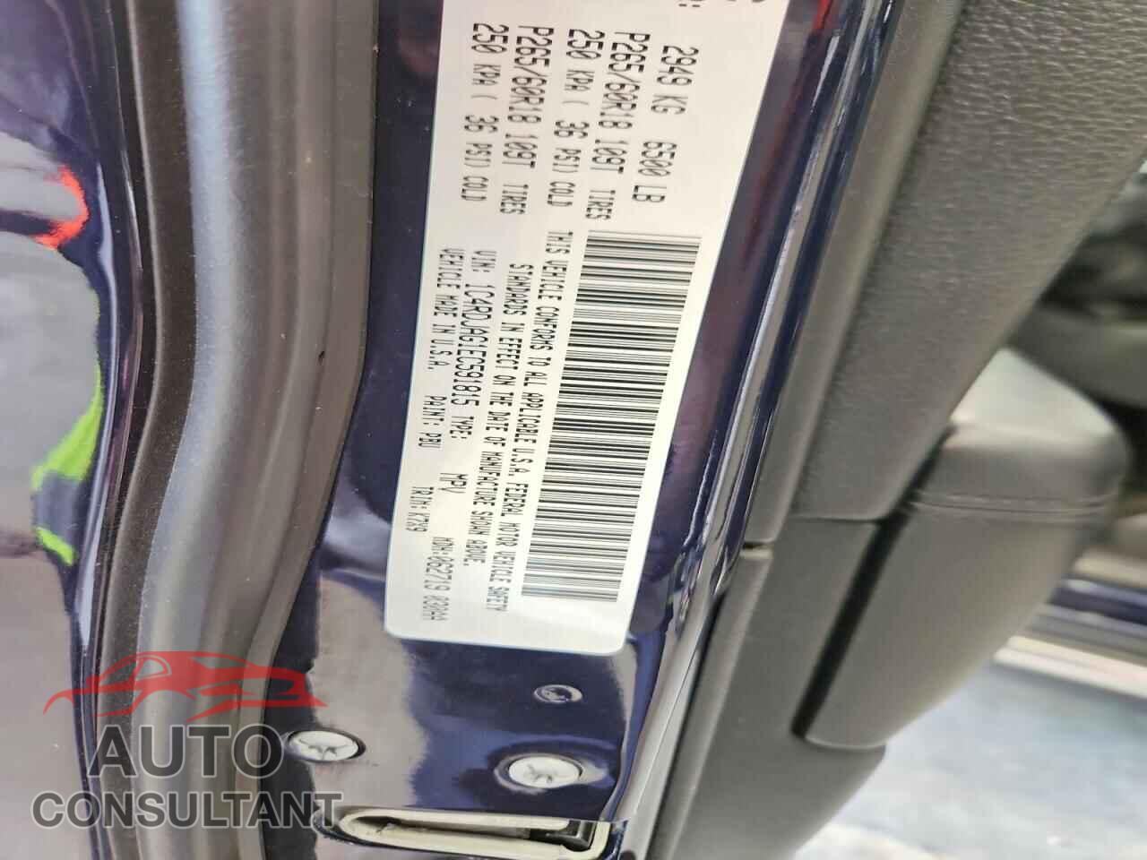 DODGE DURANGO 2014 - 1C4RDJAG1EC591815