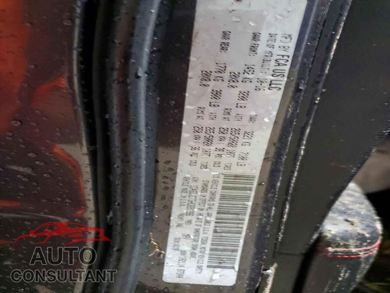 DODGE DURANGO 2017 - 1C4SDJCT3HC691396