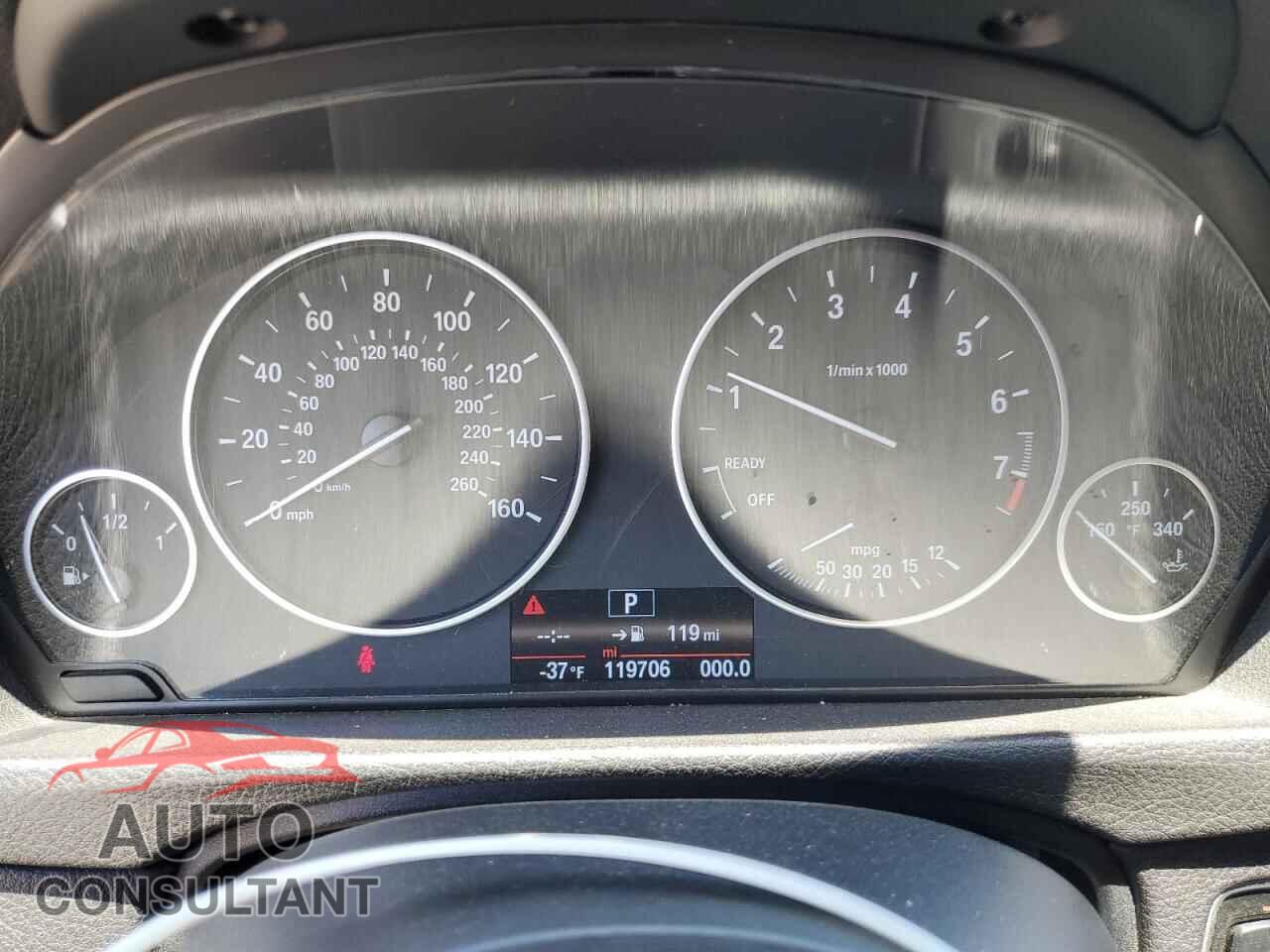BMW 3 SERIES 2015 - WBA3C1C58FK124805