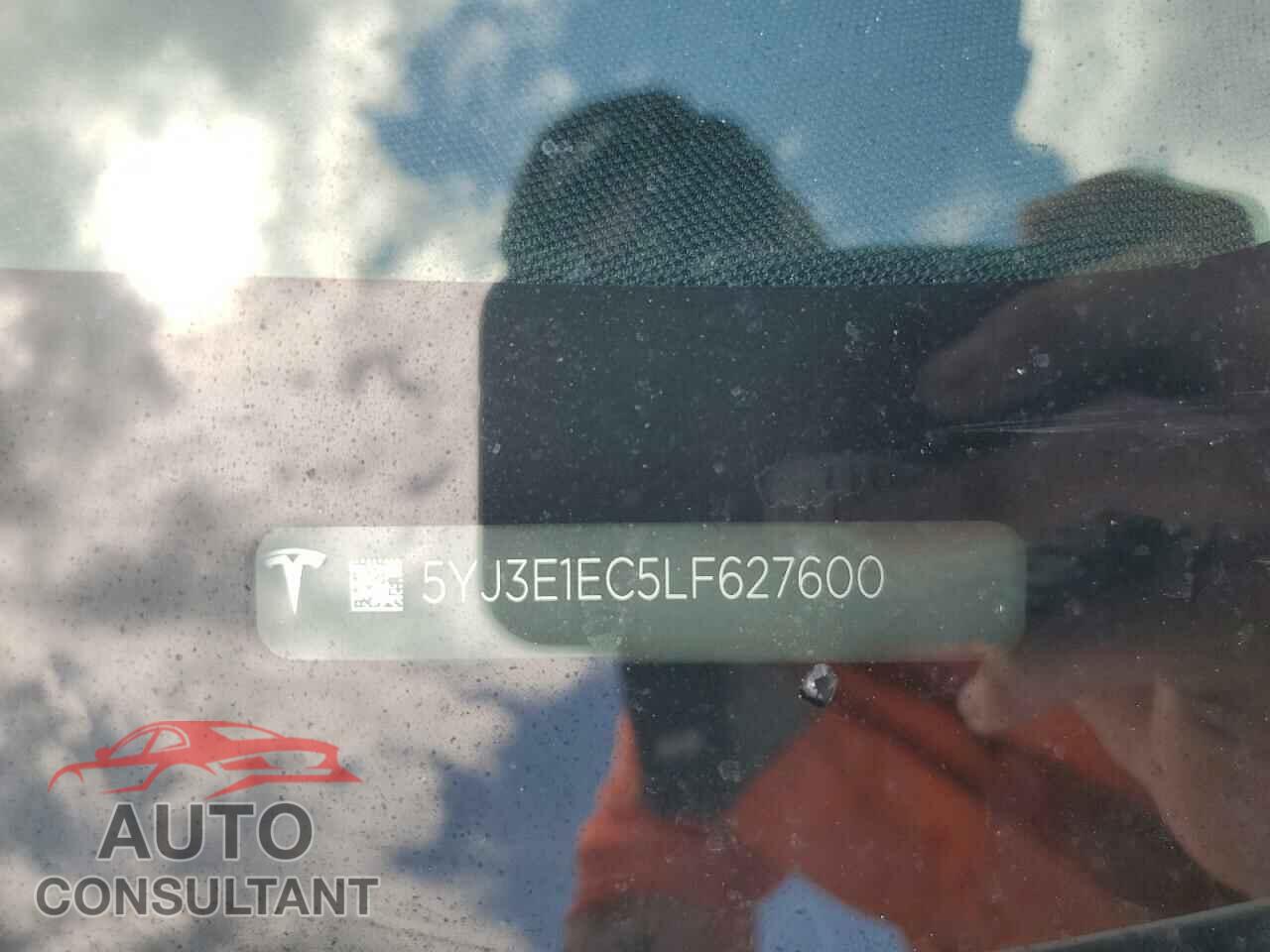 TESLA MODEL 3 2020 - 5YJ3E1EC5LF627600