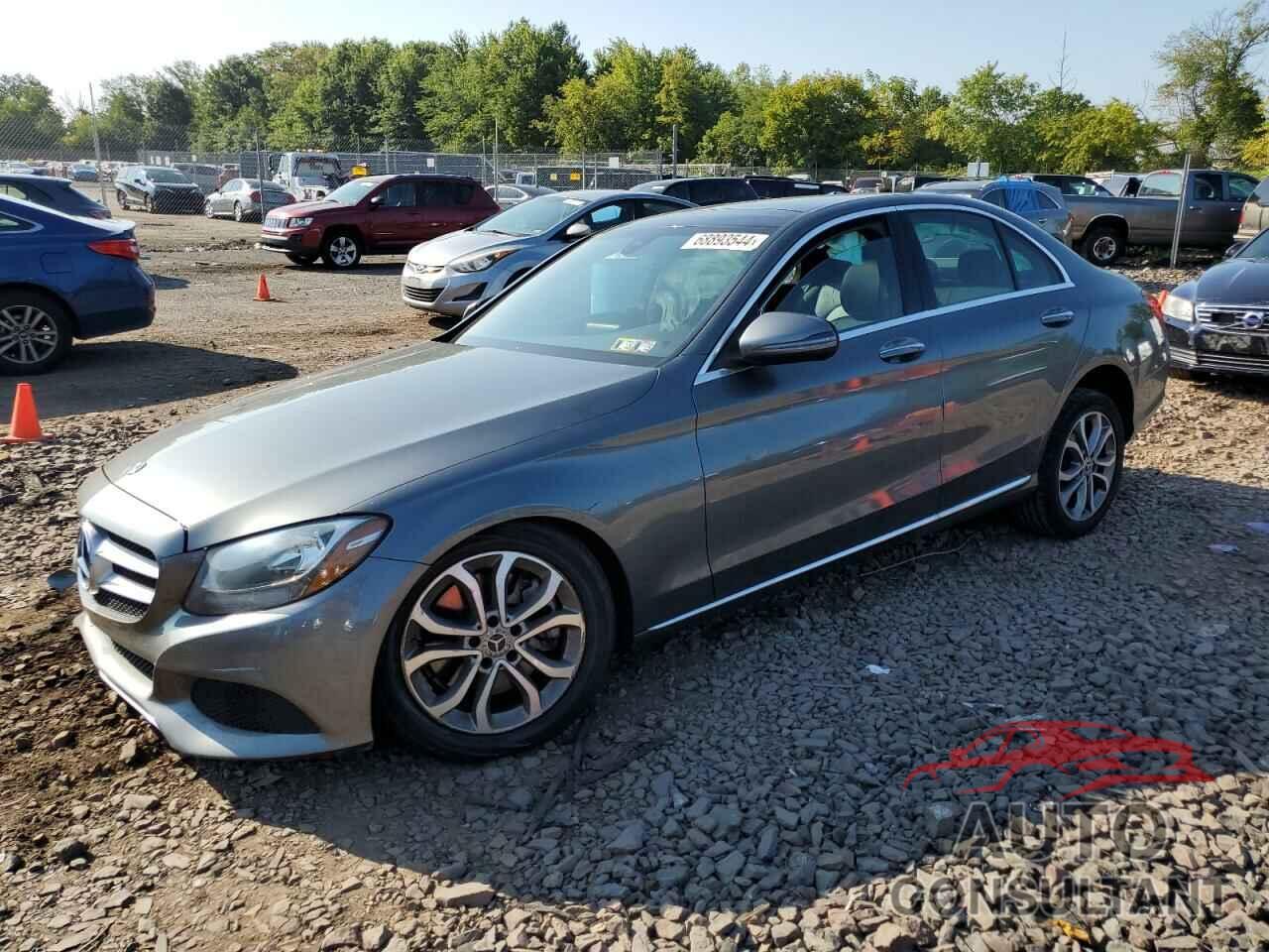 MERCEDES-BENZ C-CLASS 2018 - WDDWF4KB8JR311628