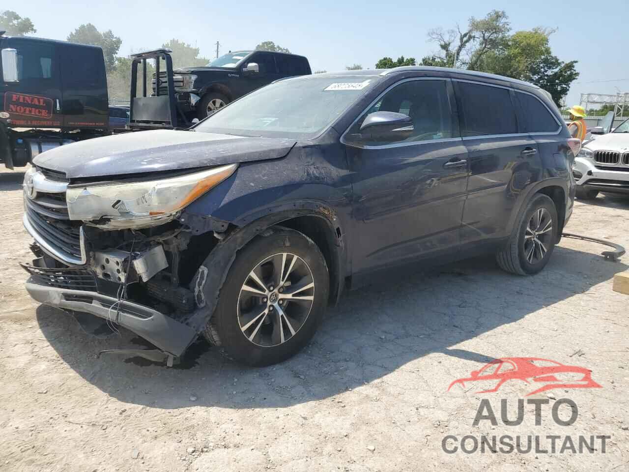 TOYOTA HIGHLANDER 2016 - 5TDJKRFH6GS263956