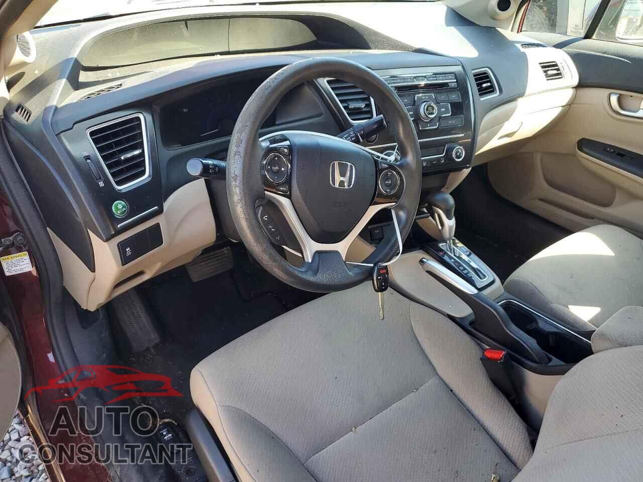 HONDA CIVIC 2013 - 19XFB2F87DE055734