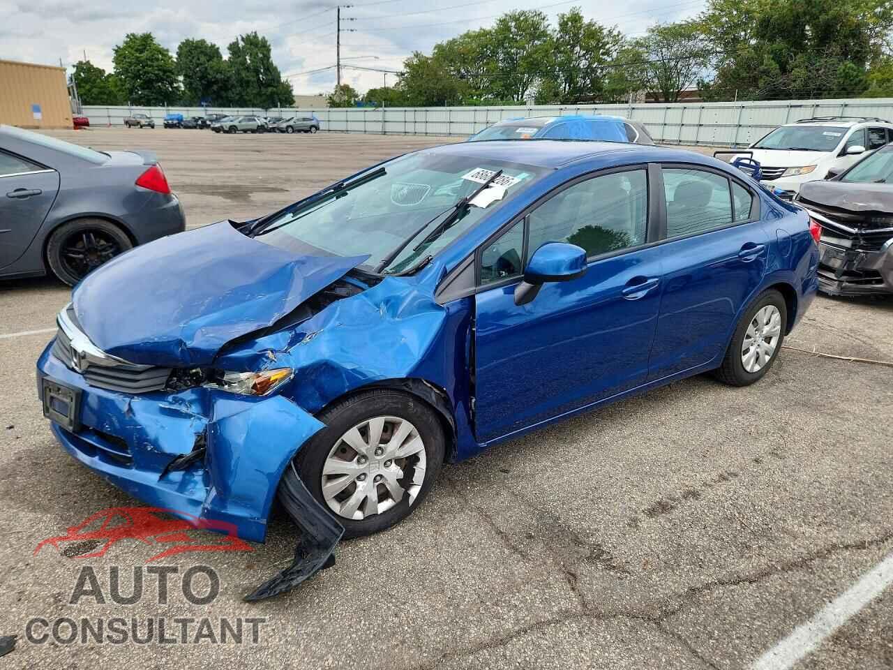HONDA CIVIC 2012 - 19XFB2F55CE075906