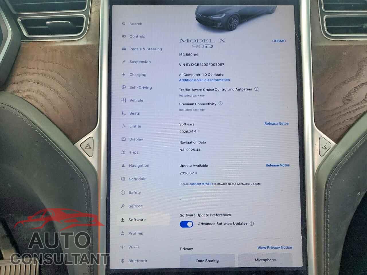 TESLA MODEL X 2016 - 5YJXCBE20GF008087