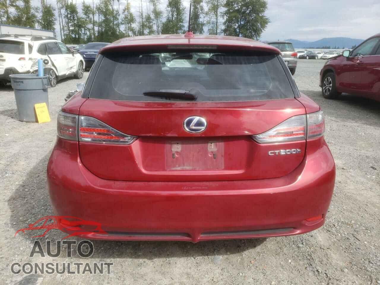 LEXUS CT 200 2012 - JTHKD5BH6C2048896