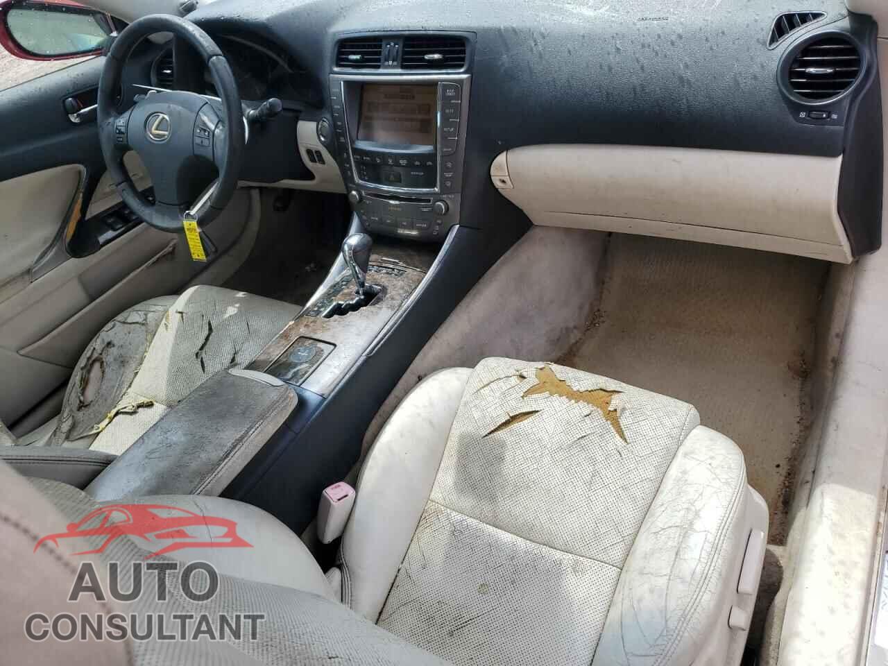 LEXUS IS 2010 - JTHFF2C26A2505126
