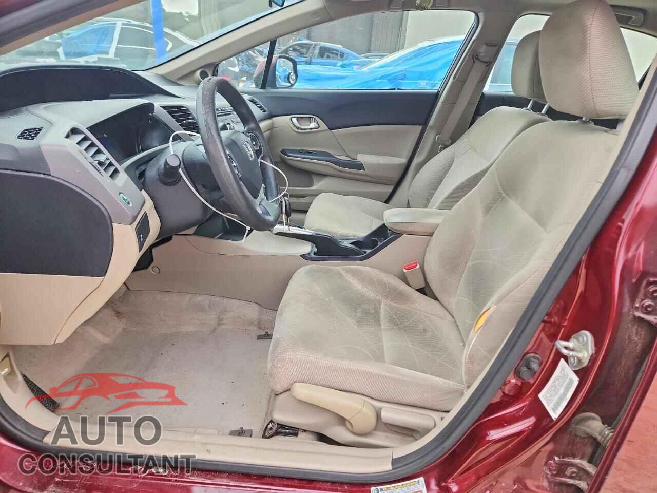 HONDA CIVIC 2012 - 2HGFB2F80CH533335