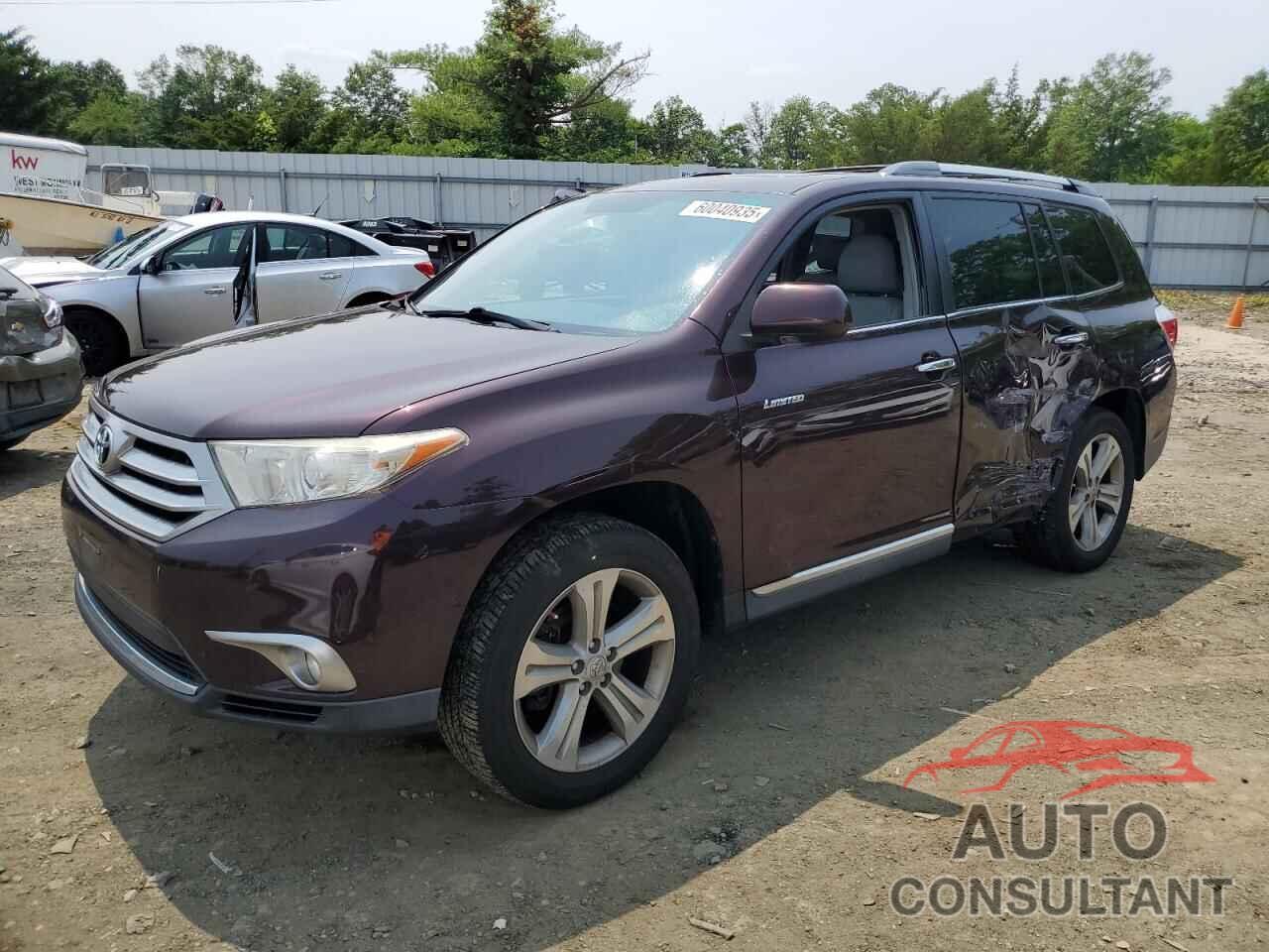 TOYOTA HIGHLANDER 2012 - 5TDDK3EH4CS097801
