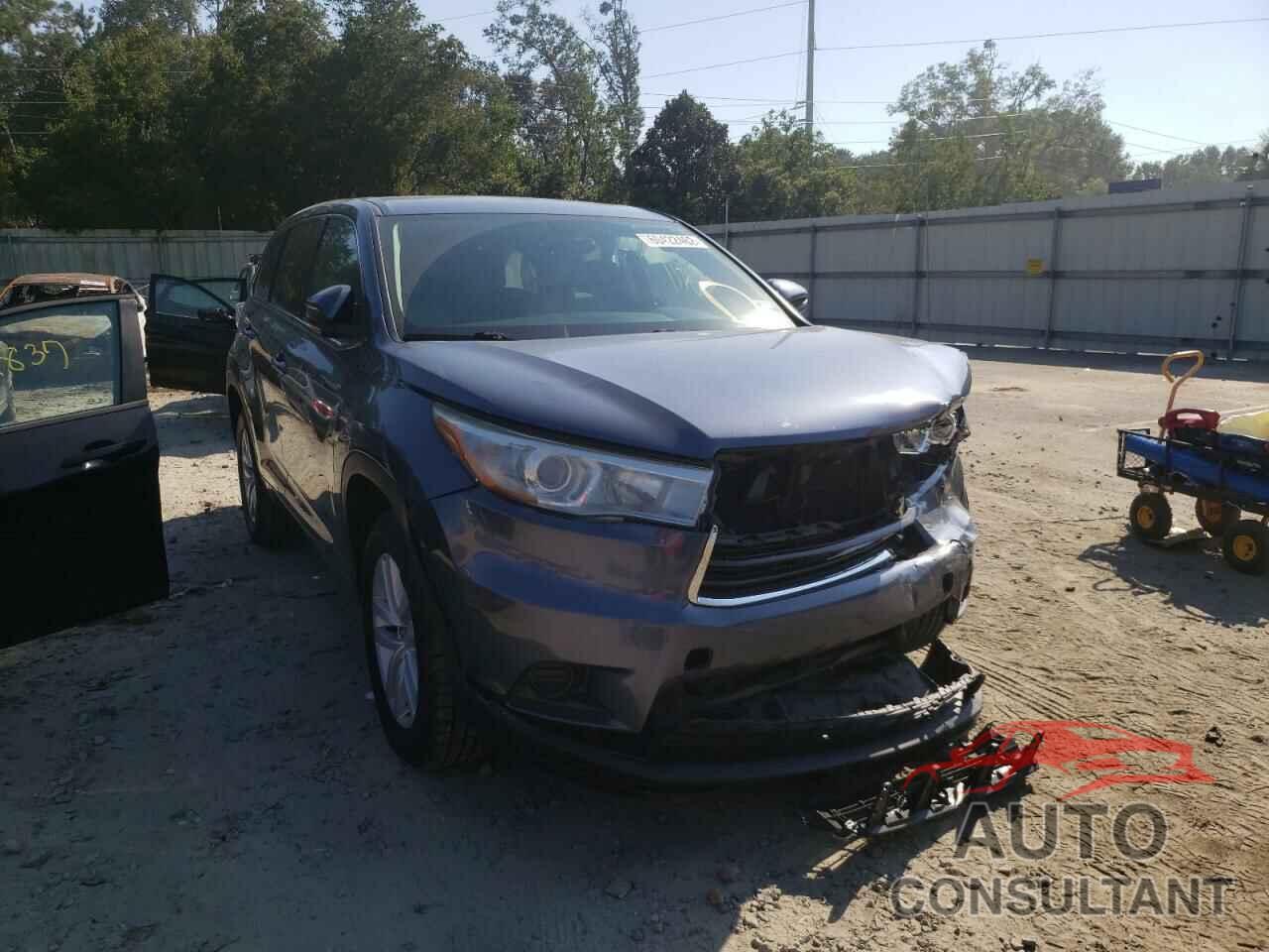 TOYOTA HIGHLANDER 2016 - 5TDZARFH5GS020144