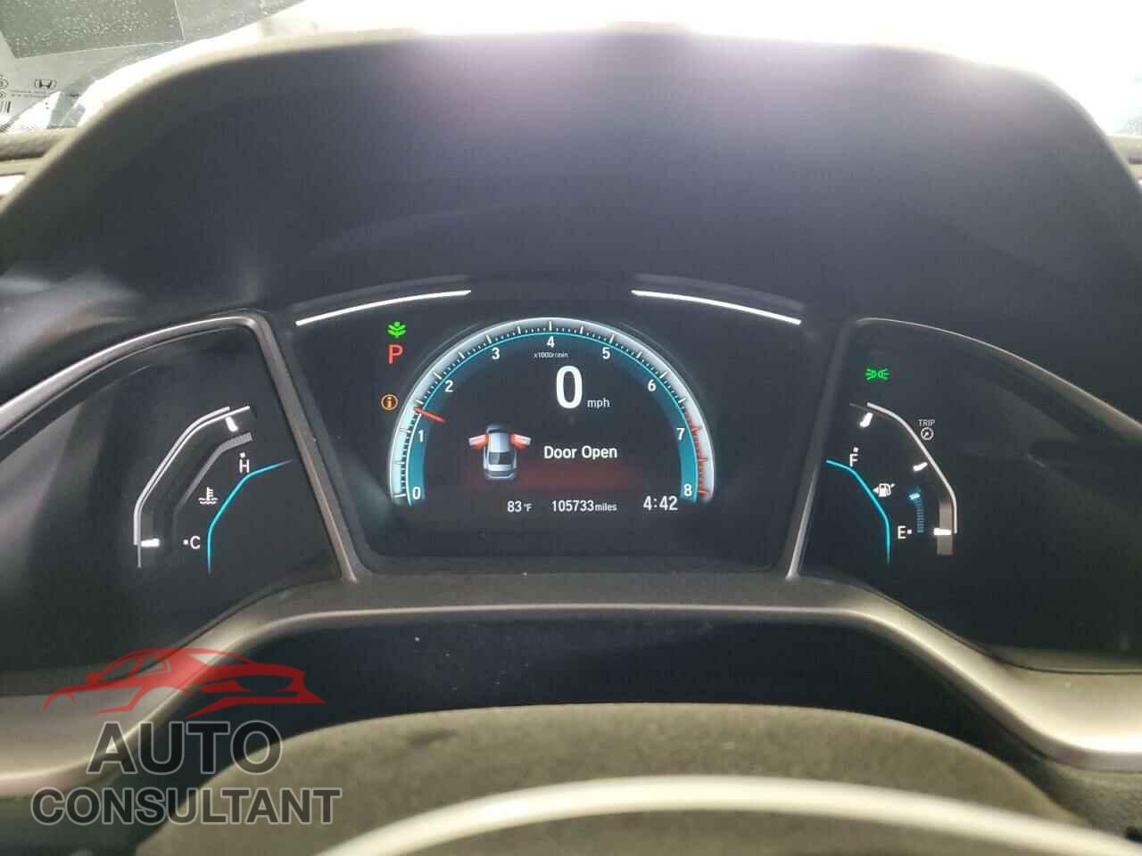 HONDA CIVIC 2017 - 19XFC2F72HE060348