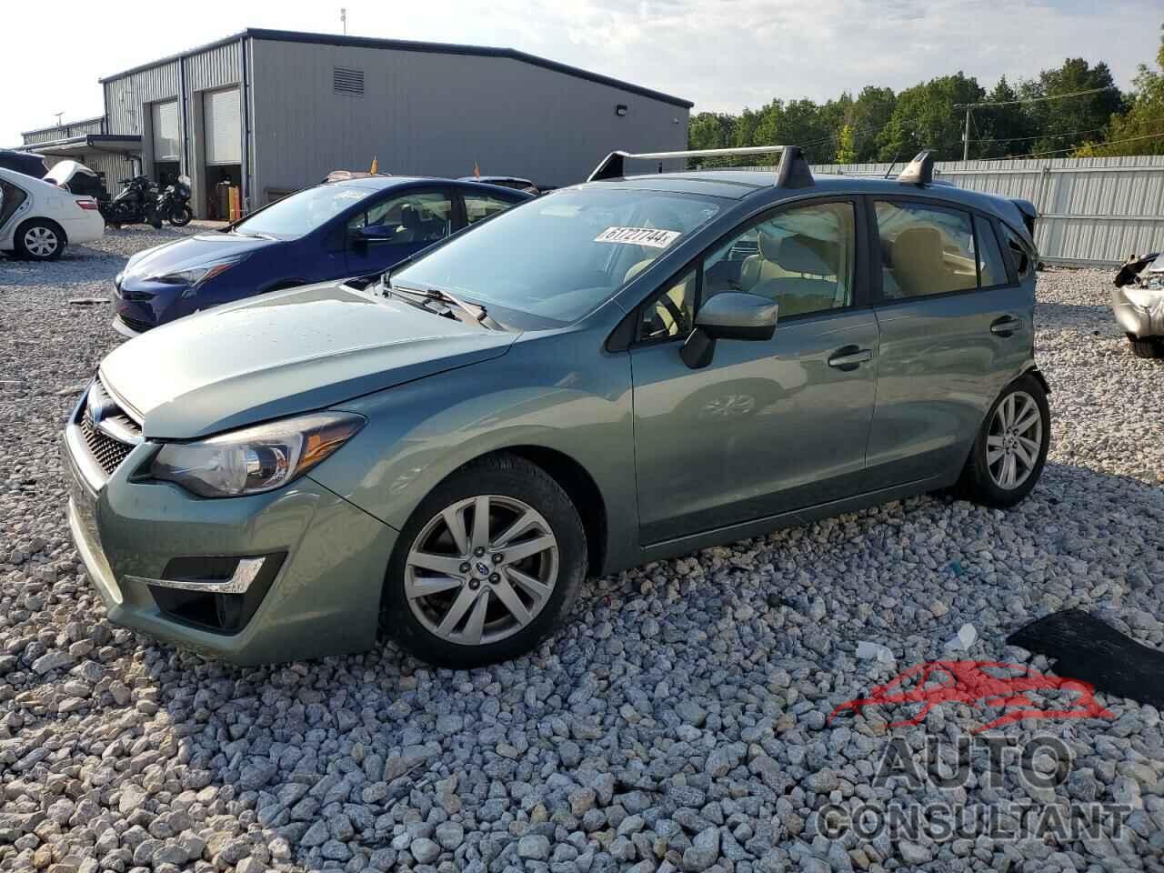 SUBARU IMPREZA 2016 - JF1GPAB68GH279460