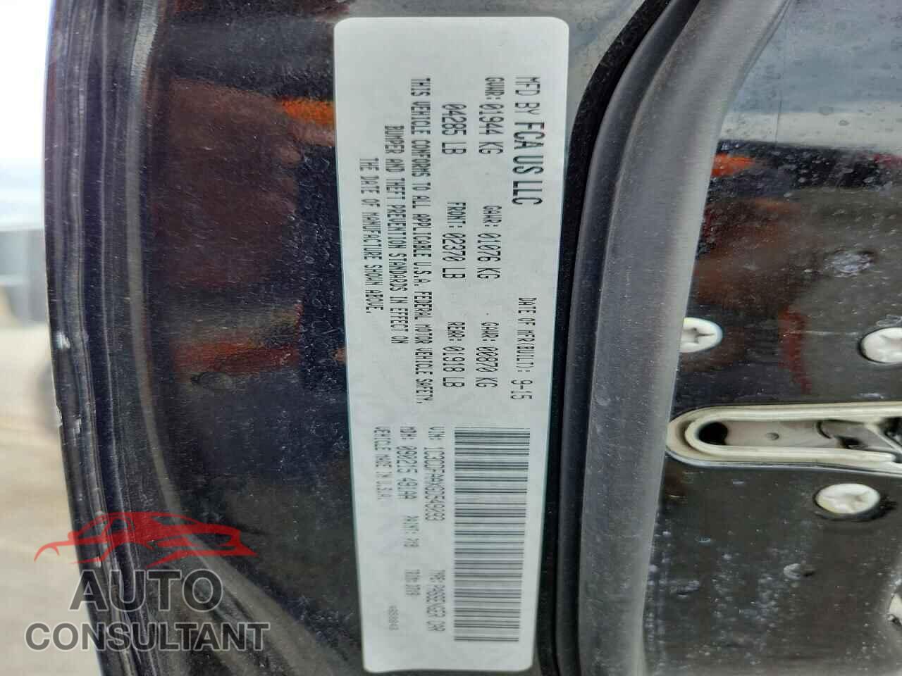 DODGE DART 2016 - 1C3CDFAAXGD549093