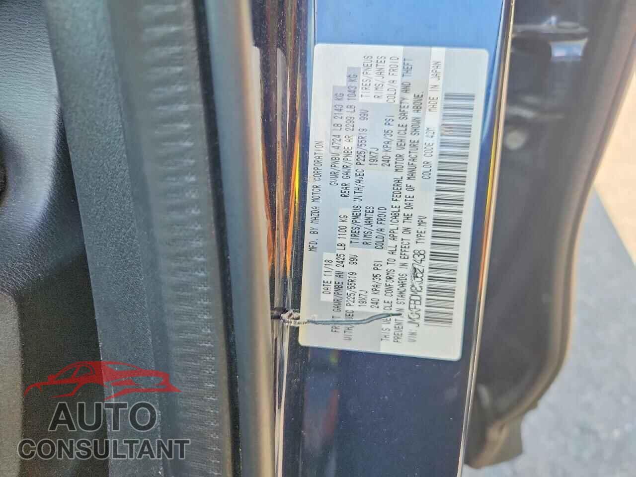 MAZDA CX-5 2019 - JM3KFBDM8K0527438
