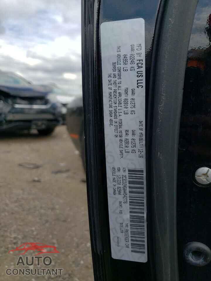 DODGE CHALLENGER 2017 - 2C3CDZAG0HH542776