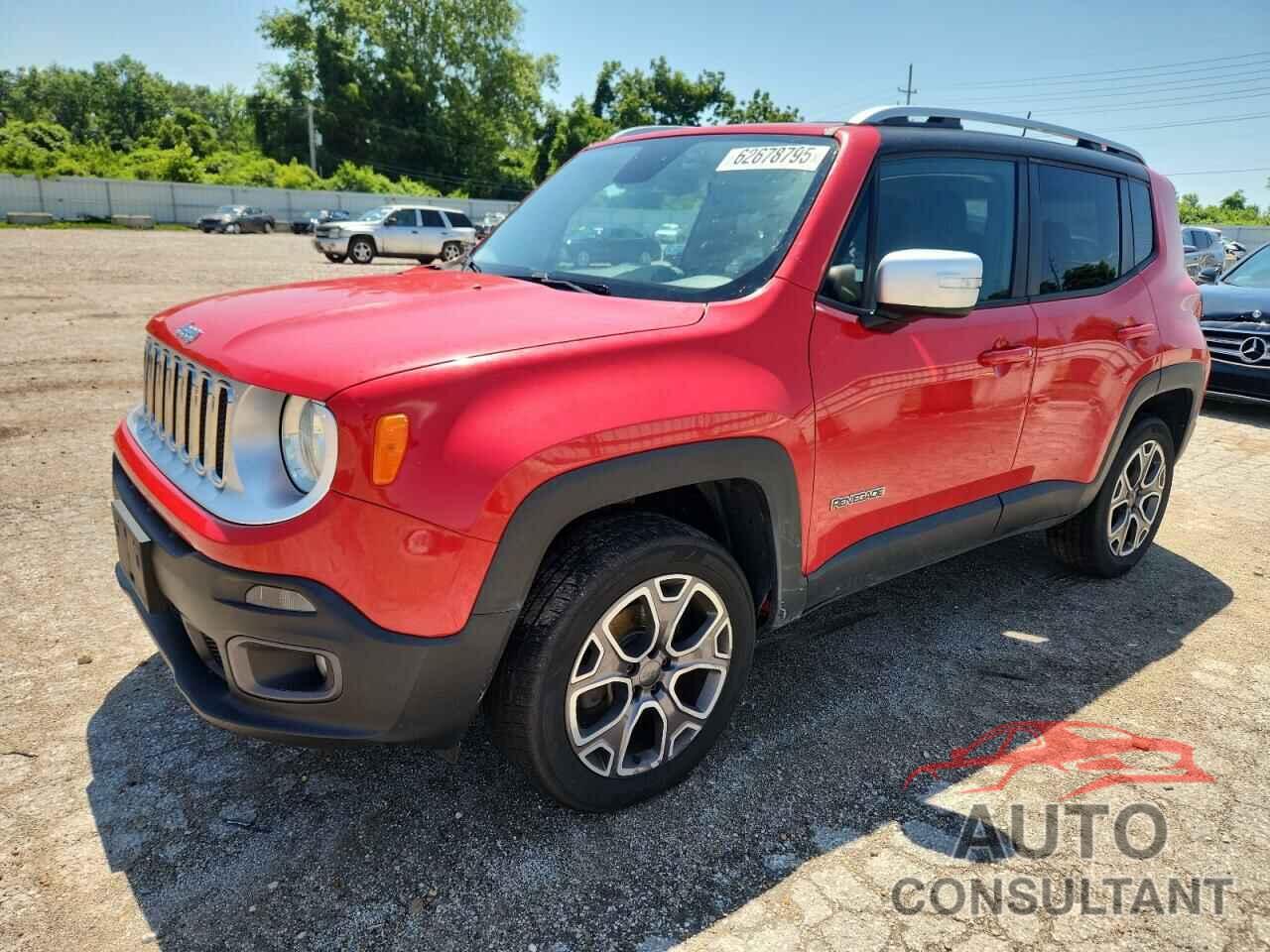 JEEP RENEGADE 2015 - ZACCJBDT9FPB89874