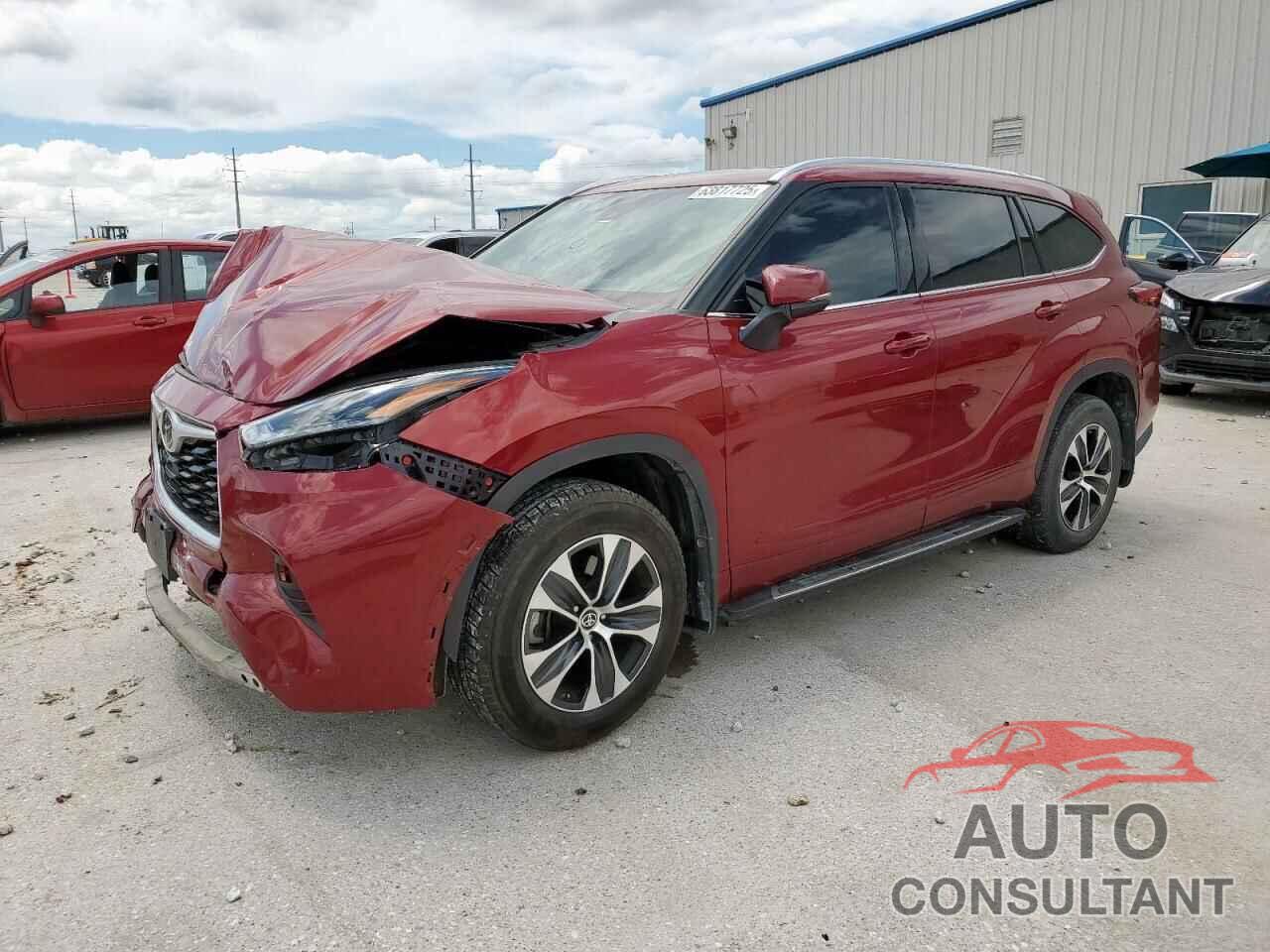 TOYOTA HIGHLANDER 2021 - 5TDGZRAHXMS049707