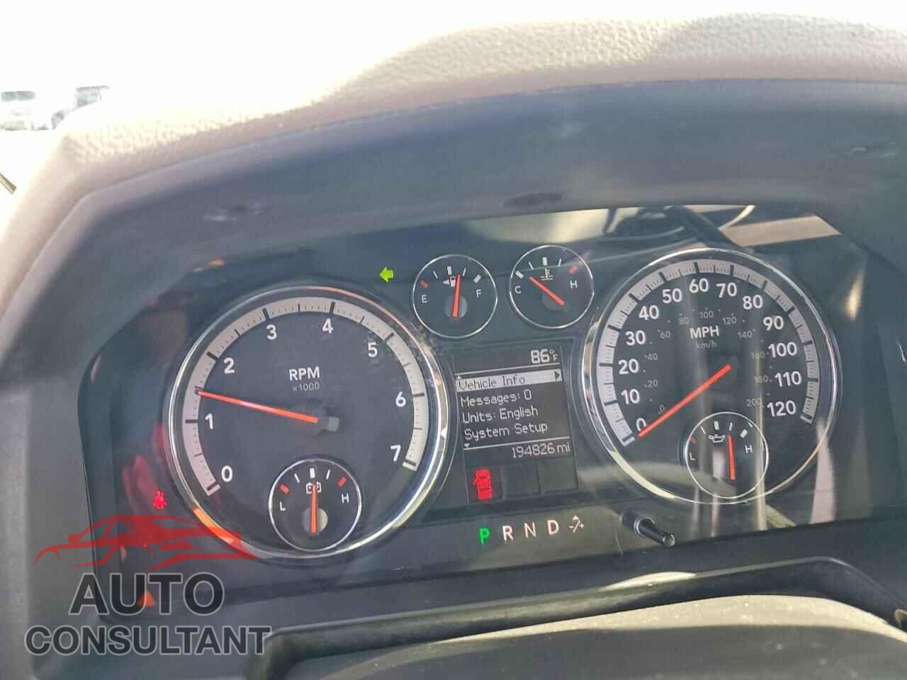 DODGE RAM 1500 2012 - 1C6RD6FP5CS232029