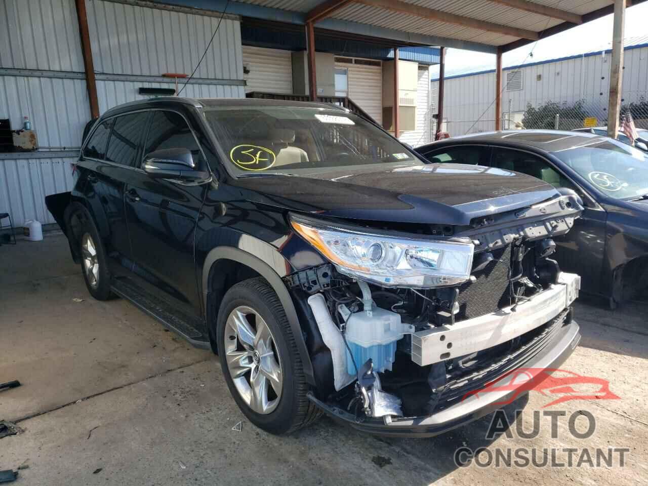 TOYOTA HIGHLANDER 2016 - 5TDDKRFH4GS263158