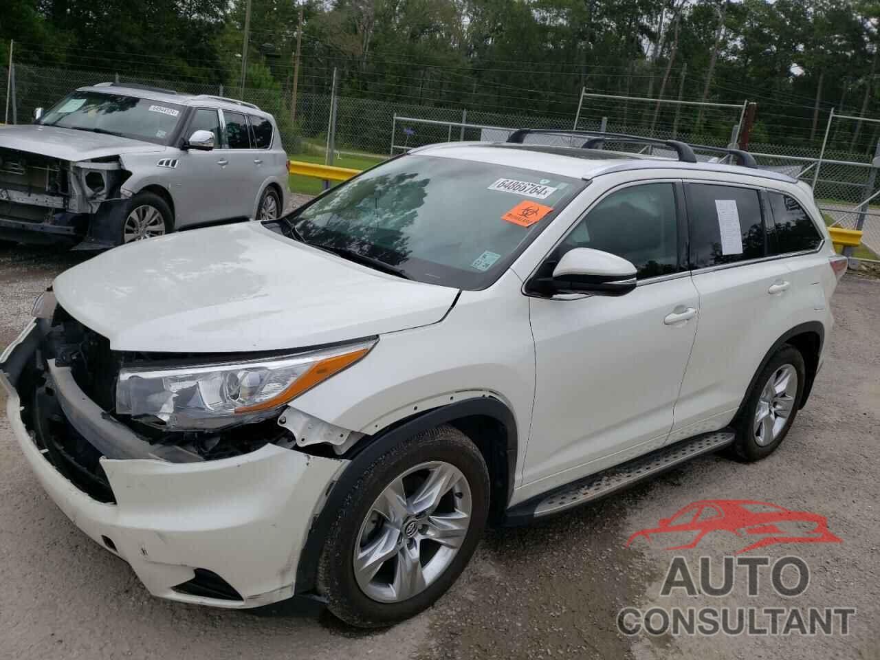 TOYOTA HIGHLANDER 2016 - 5TDYKRFH5GS143774