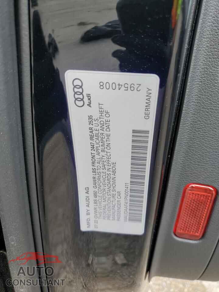 AUDI A4 2023 - WAUDAAF41PN001411