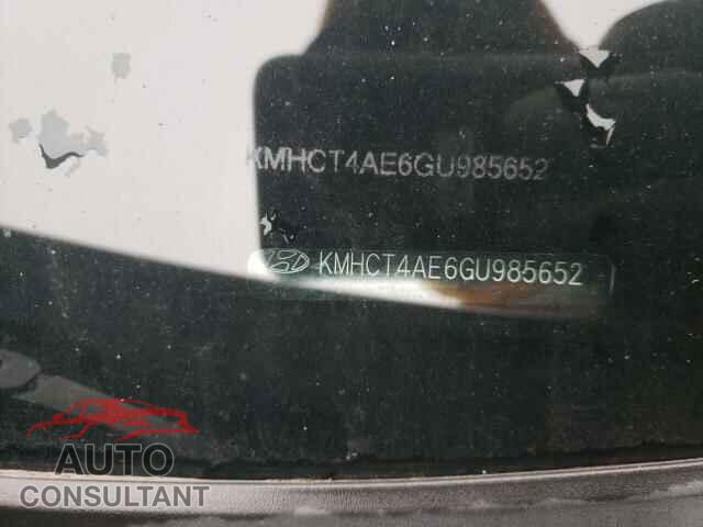 HYUNDAI ACCENT 2016 - KMHCT4AE6GU985652