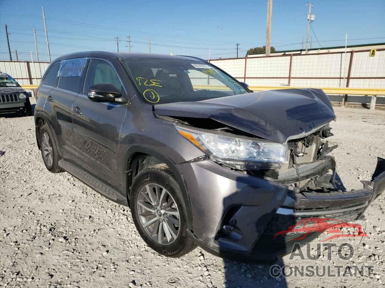TOYOTA HIGHLANDER 2017 - 5TDJZRFH6HS437487