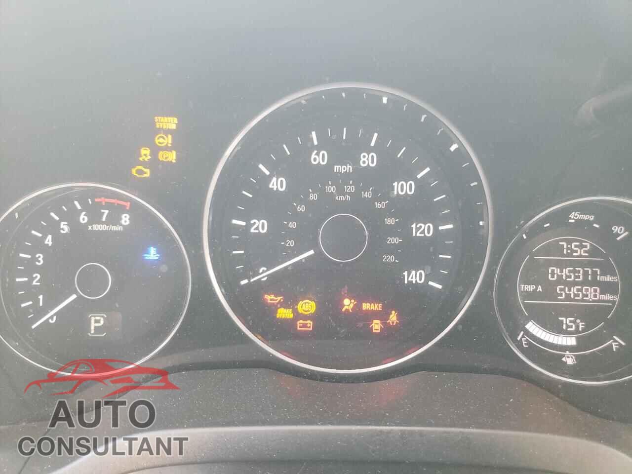 HONDA HR-V 2017 - 3CZRU6H77HM721905