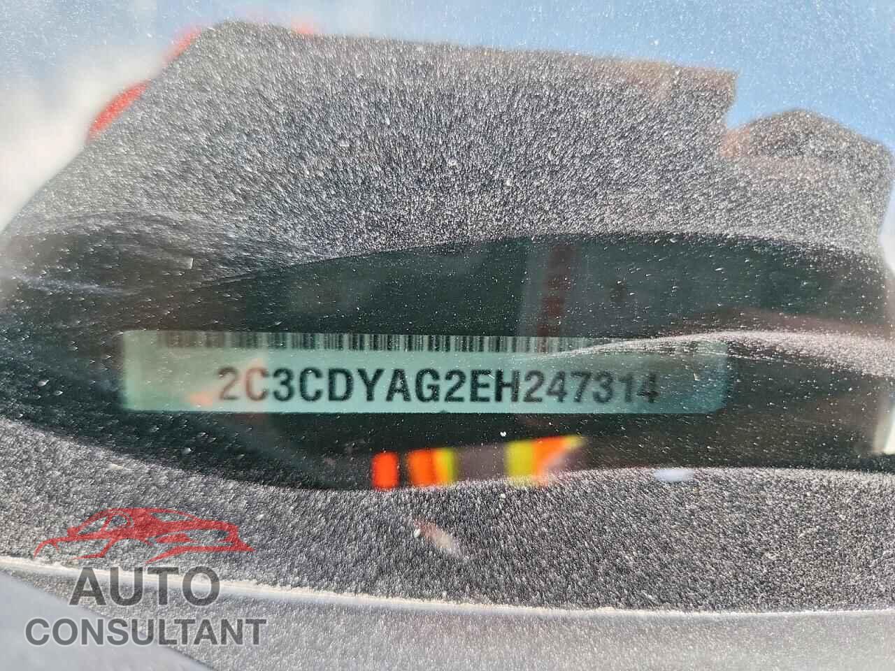 DODGE CHALLENGER 2014 - 2C3CDYAG2EH247314